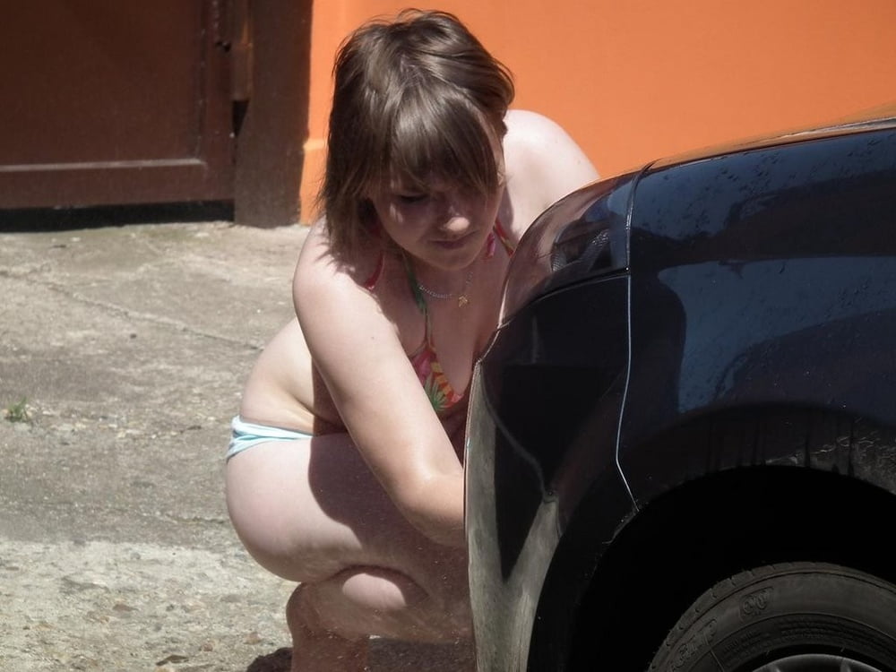 Porn image German teen neigbour washes my car