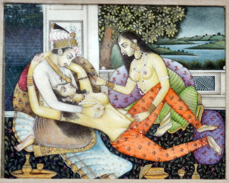 Ancient indian erotic painting