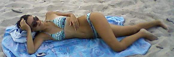 Porn image bitch on the beach