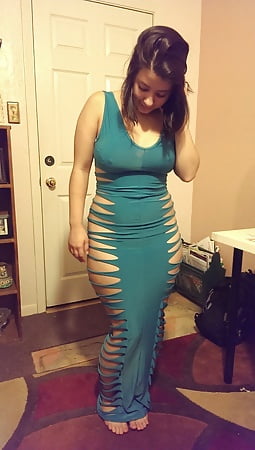 Cristina Culona del Vestido Azul