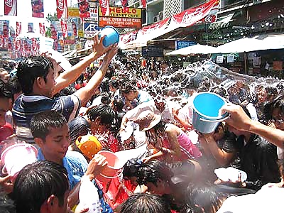 Porn image Amateur Self Shot Songkran Festival Thailand Funny Day