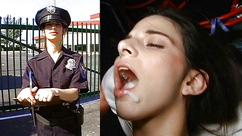 Porn image before and after facial cumshot