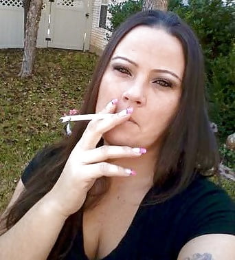 Porn image Smoking -  VS120 - Tits & Leather Gloves