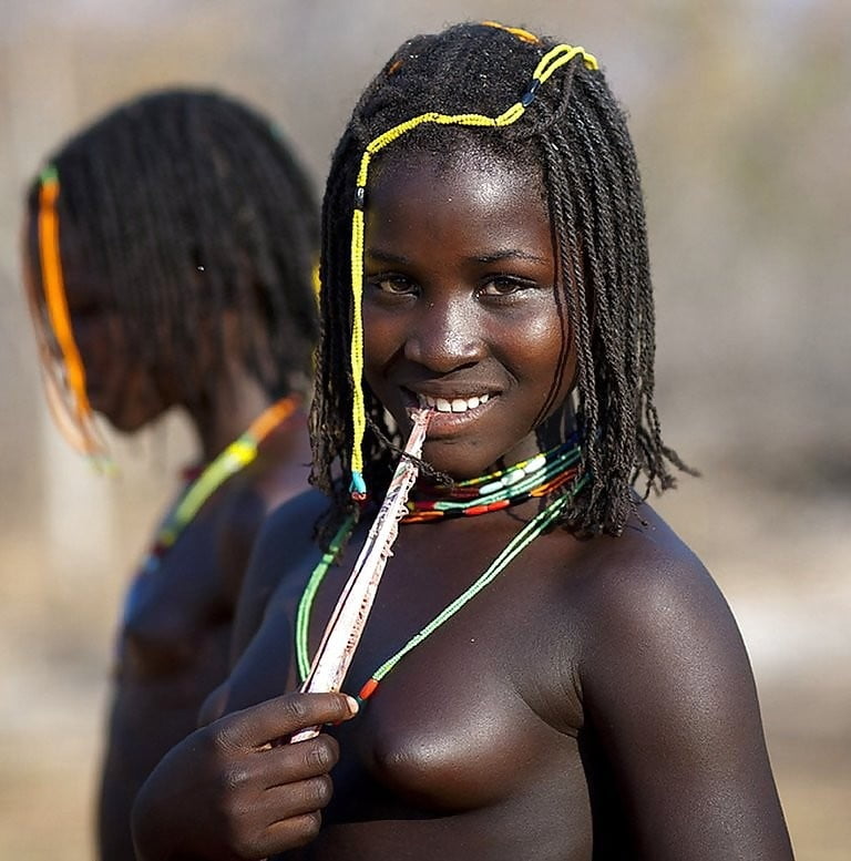 African Tribal Teen Girl Nude.