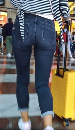 sexy legs and ass whith jeans or thight pant           