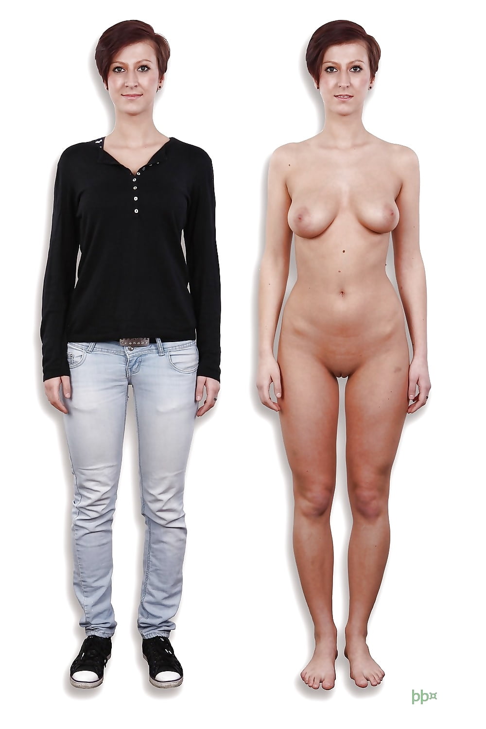 Porn image With clothes - without clothes 41