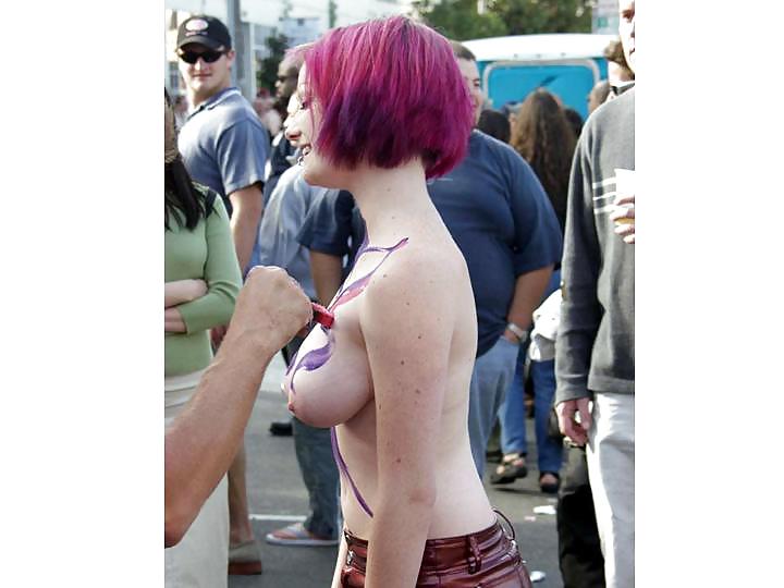 Porn image Nude Painted Ladies in Public Fetish Gallery 3