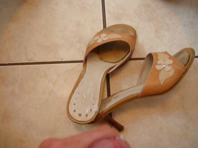 Porn image cum on sandal