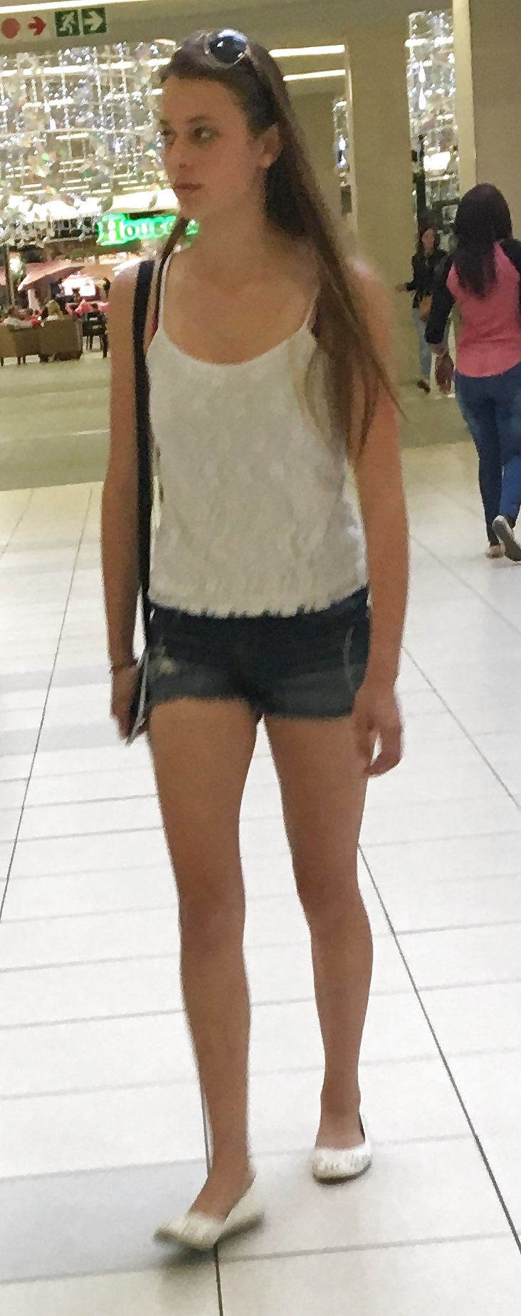 Porn image One tight tanned mall teen