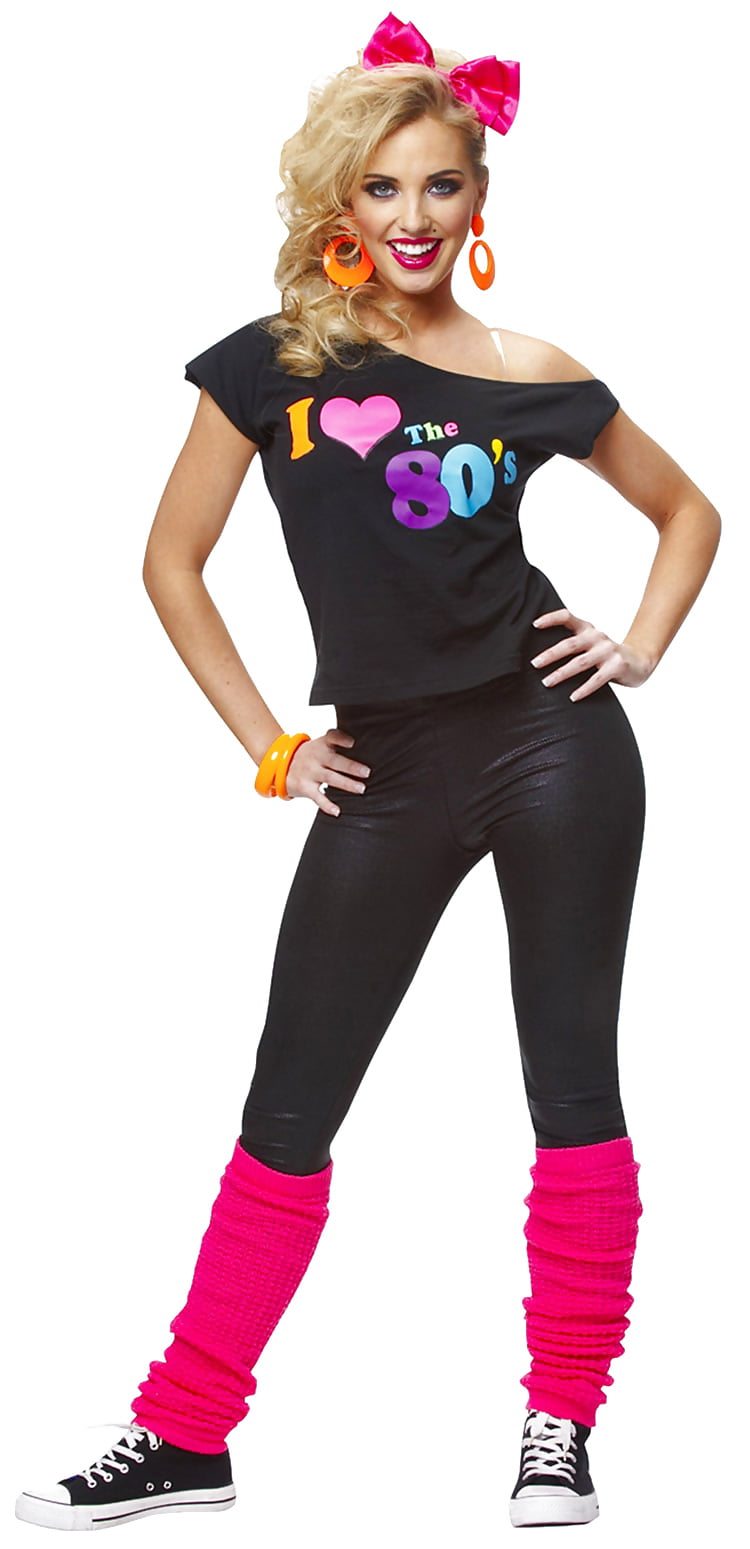 Porn image 80s workout.