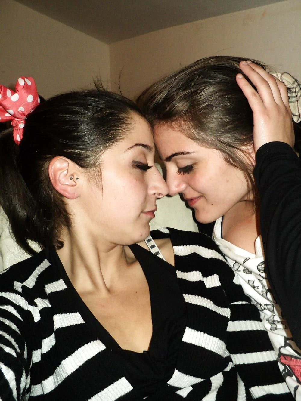 Porn image 3 sexy teens friends with a whore face