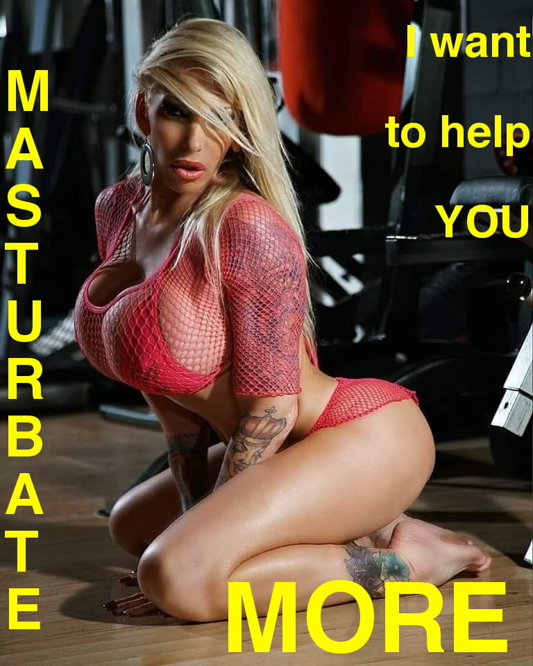 Porn image Jerk off encouragement captions