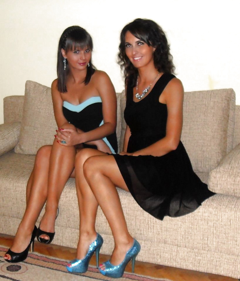 Porn image High heels babes