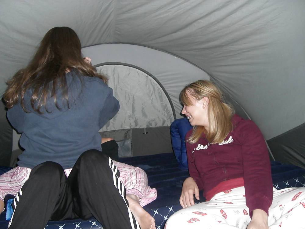 Porn image teens having fun on holiday (campsite)