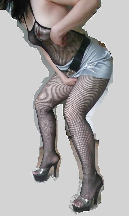 Porn image wife high heels, stocking, nylon, legs