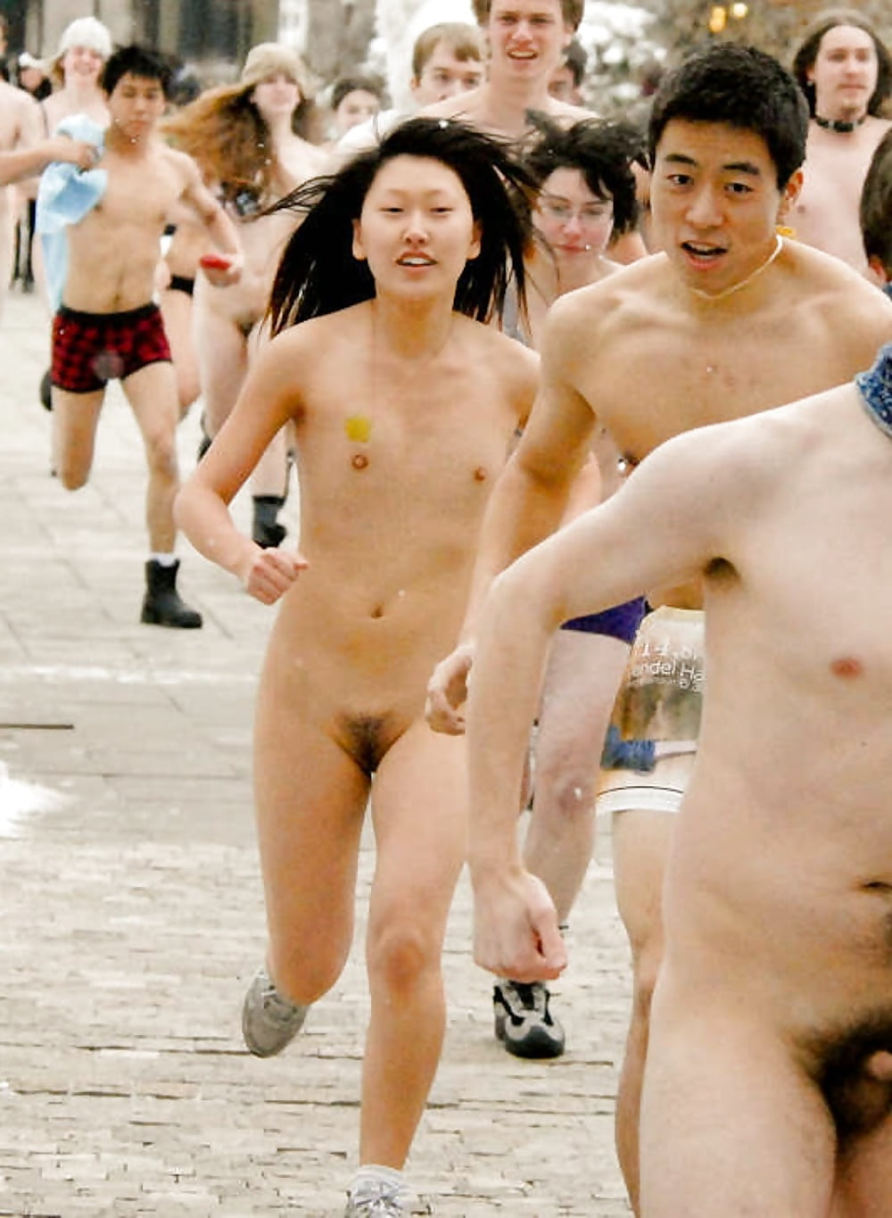 Girls Running Nude