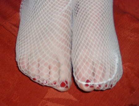 Feet in nylons