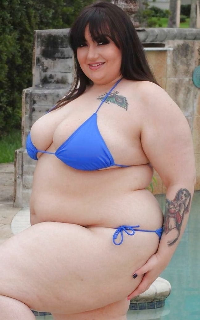 in Fat bikini lady