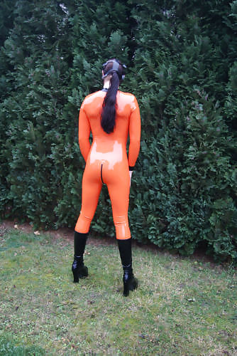 Porn image meine neuen latex catsuits
