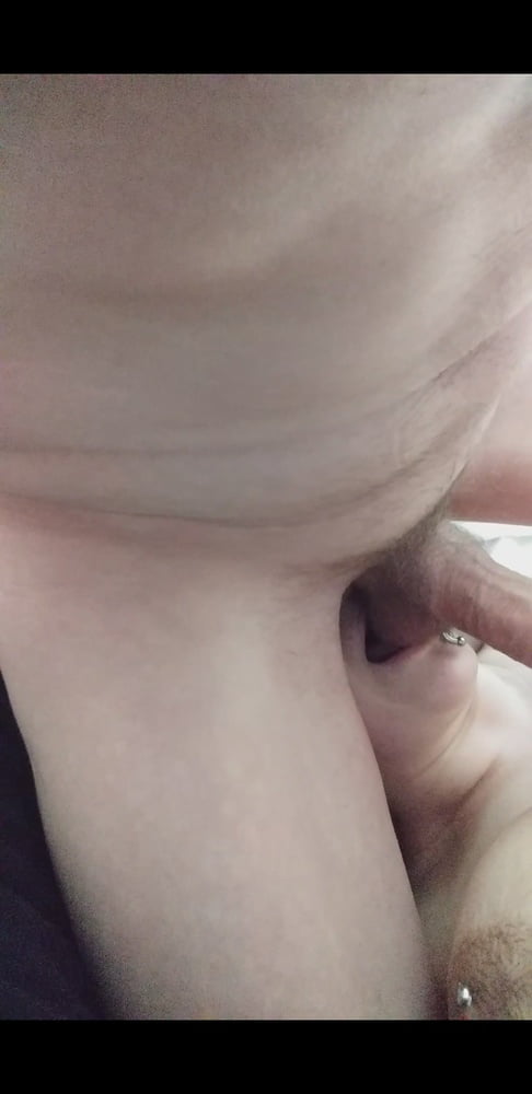 Finger Sounding his Cock until he Cum on me while Teabagging - 14 Photos 
