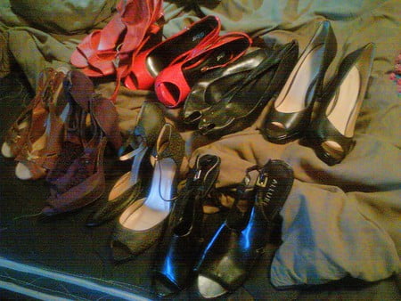 Wife's heels.