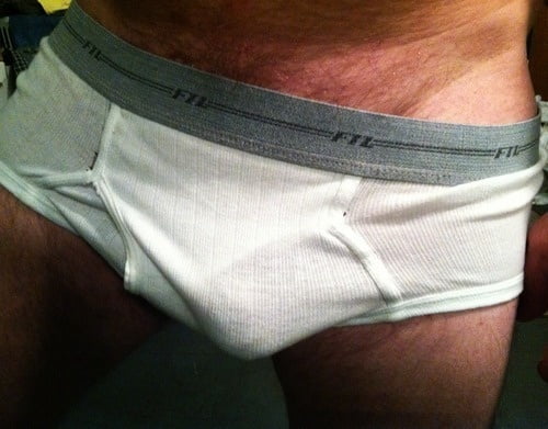 Tighty whities pics 🔥 Smooth teen's lil tighty whities bulge