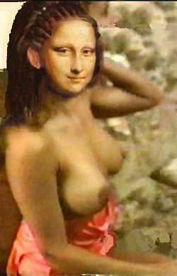 Porn image Mona Lisa's boobs