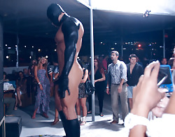 Porn image Real Stripp Show of Naked DJ (CFNM)