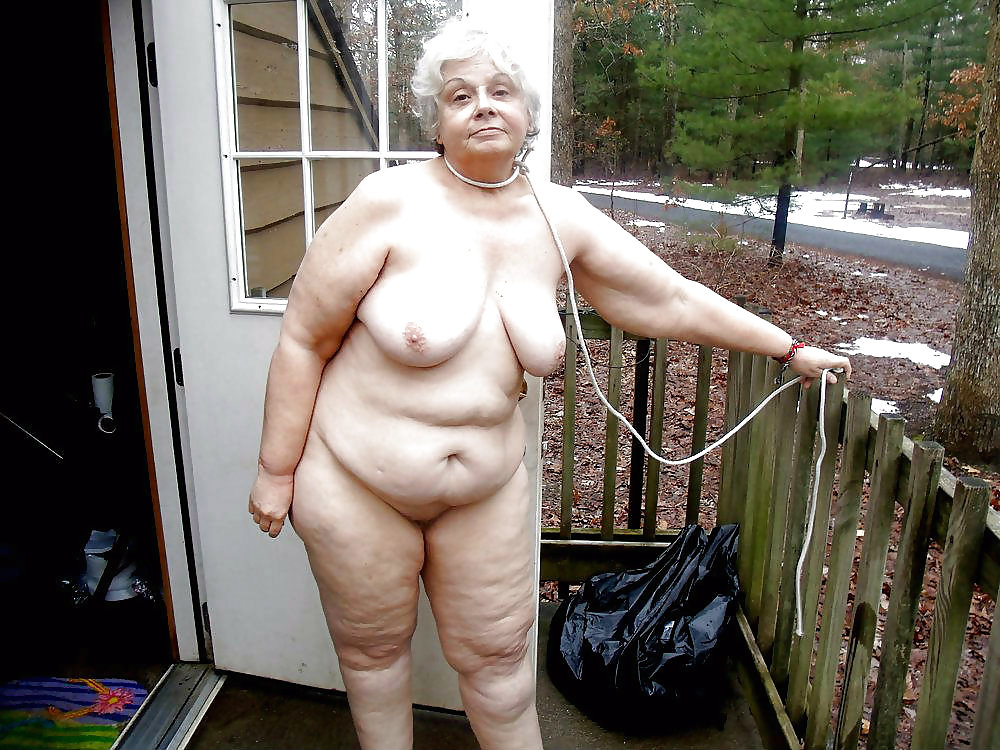 granny outdoor Fat