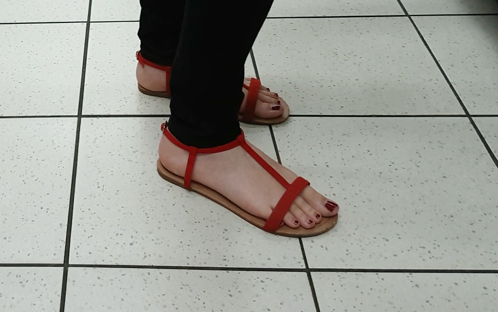 Porn image Candid feet