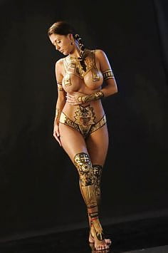Indian Body Paint Porn - Nude indian body painting - 14 Pics | xHamster
