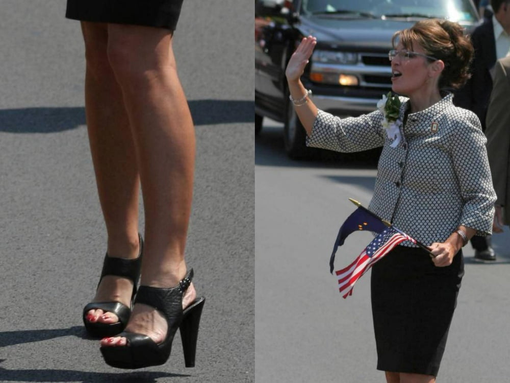 Sarah palin heels 💖 More reasons to lick Sarah Palin's heels