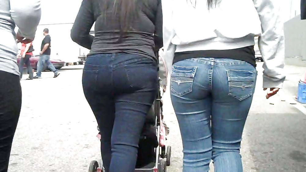 Porn image Butts are nice in ass tight jeans