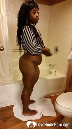 black honey gets recorded as she showers         