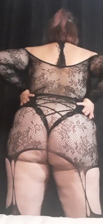 trying on my new bodysuit         