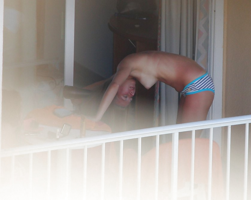 Peeking through window on naked teens, kates playground nude