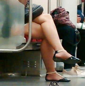 Porn image Candid legs and feet....