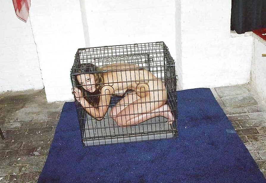 Porn image cage slut