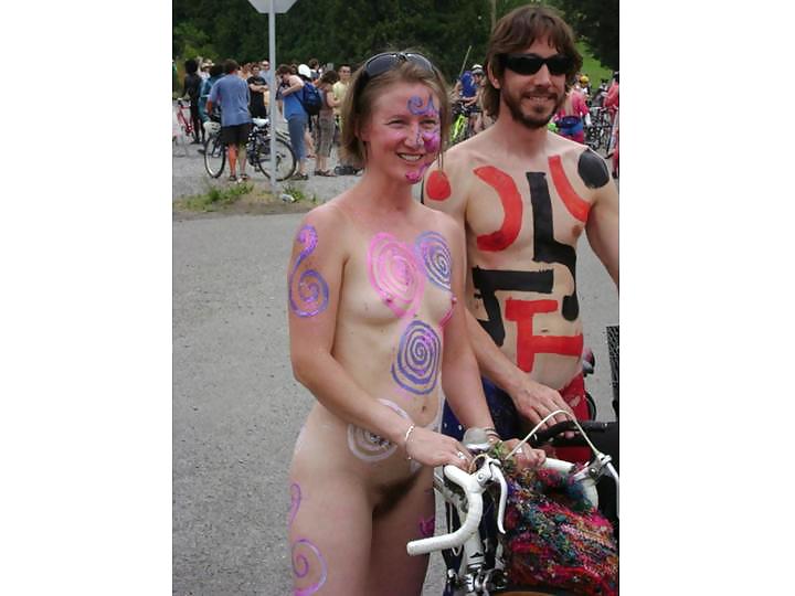 Porn image Nude Painted Ladies in Public Fetish Gallery 26