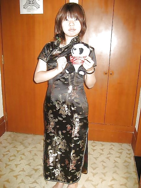 Porn image Single Asian girl in Cheongsam