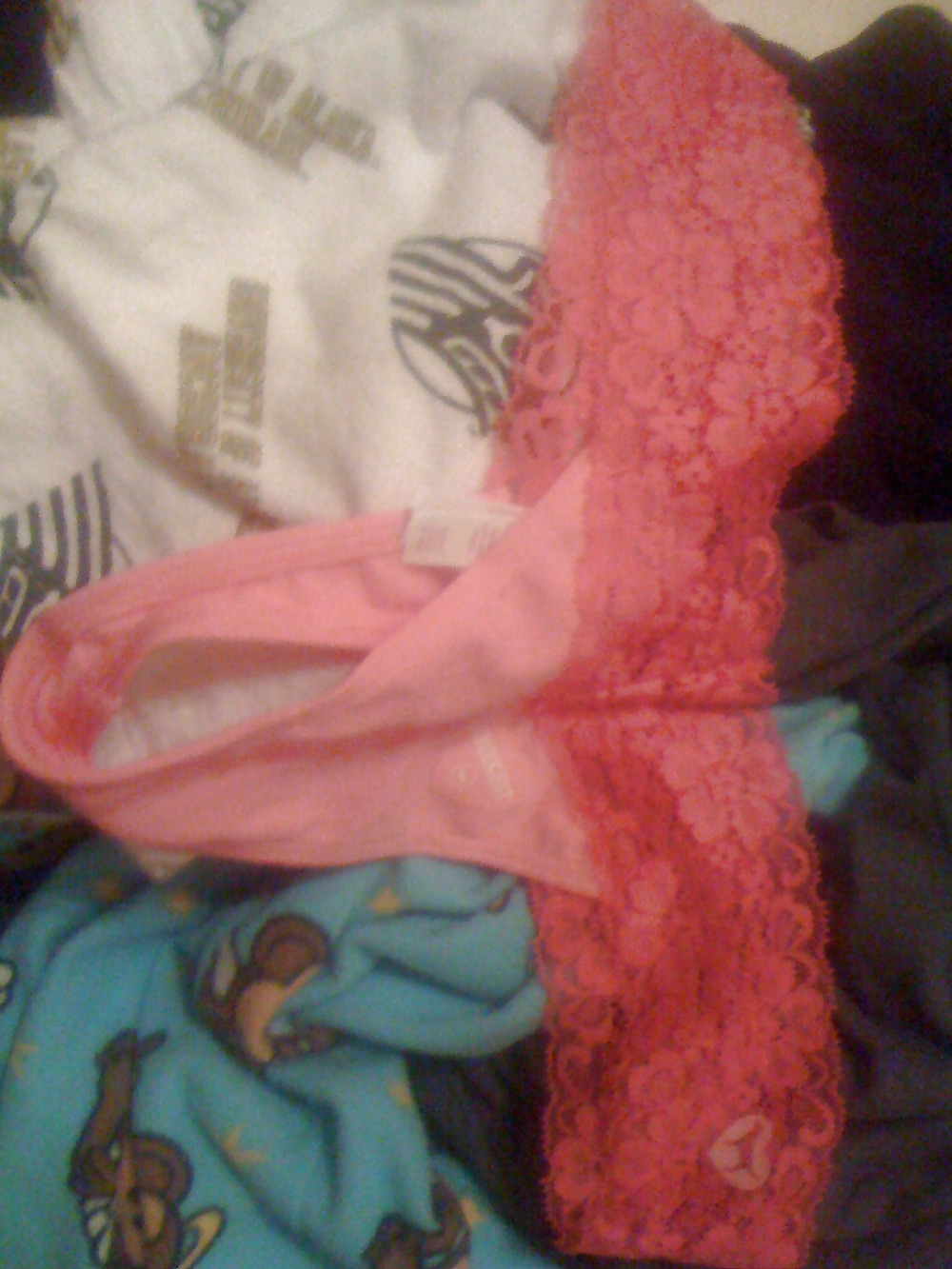 Porn image Friend's girl's bras and panties