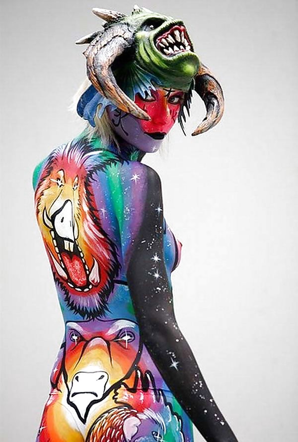 Porn image Body Painting