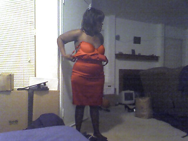 Porn image Ex- Looking lovely in Red