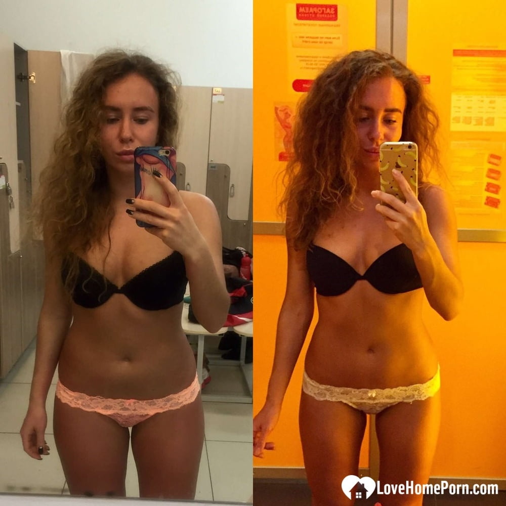 Vor und nach dem rasur
