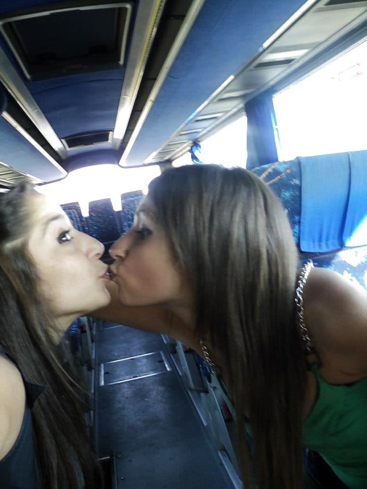 Porn image 3 sexy teens friends with a whore face