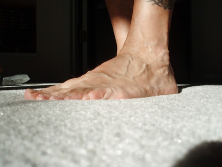 beautiful and sexy veiny feet