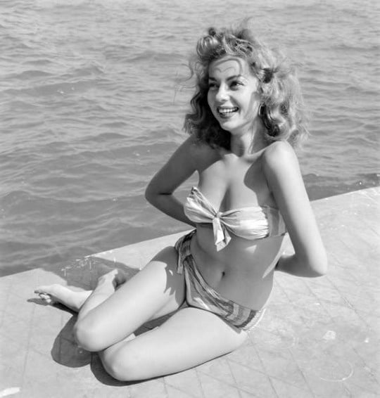 Abbe Lane, 1950's actress and singer.