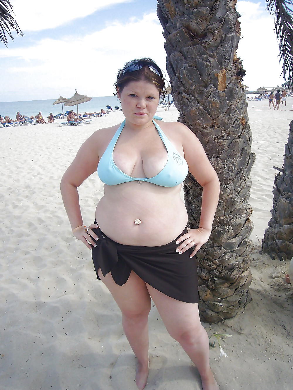 Porn image Chubby teen in swimsuit