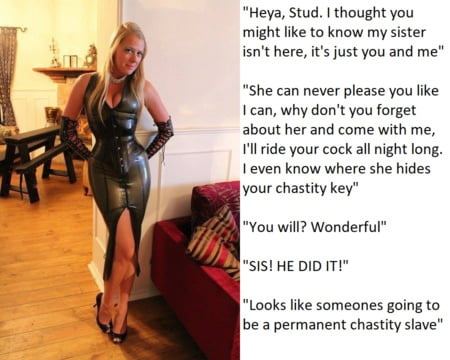 Sissy Chastity Slave Captions