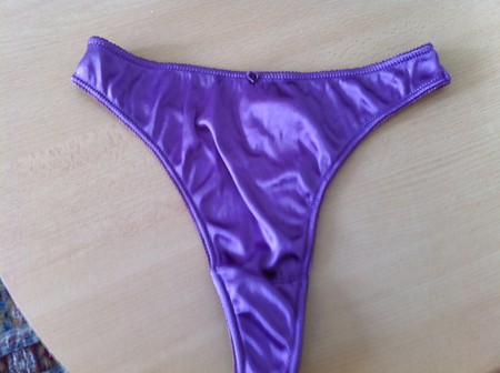 Panties come and sperm